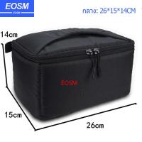 ราคา EOSM Waterproof DSLR Camera storage bag ถุงเก็บของ เลนส์ขนาดใหญ่กระเป๋ากล้องใส่พกพา Partition สำหรับ DSLR SLR Canon Nikon Medium Size (5159606294)