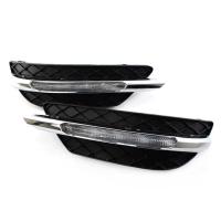 ราคา ไฟวิ่งเวลากลางวันสำหรับรถ Benz C Class ไฟตัดหมอกกันชนหน้ารถไฟวิ่งกลางวันกรอบไฟกระจังหน้าเปลี่ยนสำหรับ Mercedes Benz C Class W204 2012 2013 2014 (18845638096)