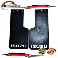 ราคา บังโคลน หลัง ซ้าย ขวา รถยนต์ รถกระบะเก่า ISUZU DRAGON EYE มังกรเก่า มังกรใหม่ ฯลฯ ยางบังโคลน บังโคลน แผ่นยางบังโคลน เขียน ISUZU กันโคลน กันกระเด็น สีดำ 2 ชิ้น พร้อมน็อต (10269005312)