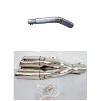 ราคา สลิปออน CBR150R พร้อมปลายท่อแฝด อุปกรณ์พร้อมติดตั้ง (21197187767)