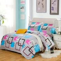 ราคา quality polyester stripe black white queen twin full bedding bed sheet set bedclothes duvet cover set bedding set (10972642258)