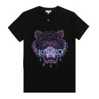 ราคา Kenzo² เสื้อยืดแขนสั้นลายเสือสามคู่ในช่วงฤดูร้อนสำหรับผู้ชายและผู้หญิงตาหัวเสือชุดเดรสหน้าร้อนคอกลม (18083894797)