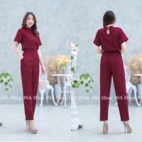 ราคา Set ผ้าZara 2 ชิ้น สุดคุ้ม คุ้มสุดๆเนื้อผ้าใส่สบาย กางเกงเอวสม๊อก (17617113016)