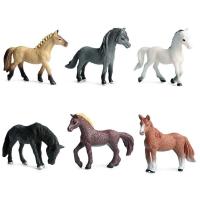 ราคา IJVBTV ตุ๊กตาสะสมตุ๊กตาขยับแขนขาได้ของเล่นเพื่อการศึกษาเด็ก6ชิ้น ชุดตุ๊กตาจำลองสัตว์ป่าของเล่นสัตว์ป่าพีวีซีโมเดลรูปปั้นลูกช้างม้า (20694845815)