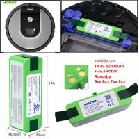 ราคา Paraclete ส่งจากกรุงเทพ แบตเตอรี่ Li on 14 4v 5200mAh battery สำหรับ iRobot Roomba 500 510 530 531 532 533 535 536 540 545 550 552 560 562 565 570 580 581 585 595 600 610 620 625 630 650 660 700 760 7