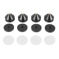 ราคา 1 Sets Speaker Loudspeaker Spikes Stand Feets Audio Speaker Repair Parts Turntable DIY Speaker Stand Shock Pin Nails and Pads Accessories (20402083585)