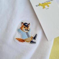 ราคา M1 K Mens and Womens Wearable 23 New Handsome Little Fox Embroidered Classic Short Sleeve T shirt XS 3XL (19025294733)