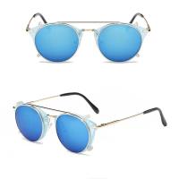 ราคา 2022 new คลิปออนกรอบแว่นตาสำหรับผู้ชายและผู้หญิงคลิปออนแว่นกันแดดสายตาสั้นกรอบแว่นตาแสงโลหะทรงกลม (14720872306)