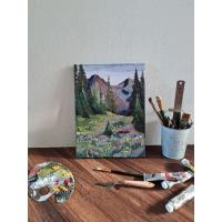 ราคา Oil painting Set ชุดวาดภาพสีน้ำมัน ได้สีเกรียงพู่กันจานสีCanvas พิมพ์ลายคุณภาพดี (18557064850)