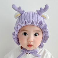 ราคา น่ารักกวางกวางกวางเด็กหมวกฤดูหนาวฤดูใบไม้ร่วงที่อบอุ่นตุ๊กตาถักป้องกันหูอุ่นหมวก Bonnet ชายหญิงหมวกหมวกคริสต์มาส (16679510613)