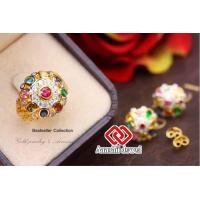 ราคา แหวนทอง พลอยนพเก้า 9 Gemstones Lucky Ring แหวนเพชร เสริมโชคลาภ แหวนพลอย เสริมดวง แหวนผู้หญิง แหวน เรียกทรัพย์ ส่งฟรี ชำระปลายทาง (592212139)