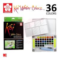 ราคา สีน้ำก้อน Sakura Koi Water Colors Set 36 สี พร้อมพู่กันเติมน้ำ (595936031)