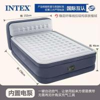 ราคา INTEX เตียงลมในตัวปั๊มไฟฟ้าแบบพกพา บ้านคู่เตียงอากาศคู่เตียงเตียงลมพับ (14822976448)
