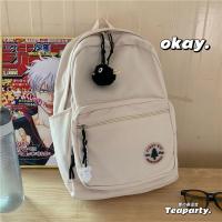 ราคา High school students in summertime joker bag female ins wind harajuku high capacity Japanese pure color backpack backpack travel (20129517497)