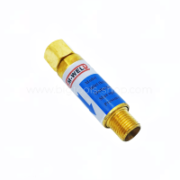 ราคา Am Weld อุปกรณ์ป้องกันไฟย้อนกลับ ชุดกันไฟย้อน ตัวกันแก๊สย้อน สำหรับใส่เกจ์ออกซิเจน เกลียว 9 16 ARO L05 (17433870650)