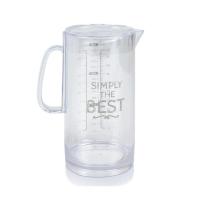 ราคา เหยือกน้ำใส เหยือกน้ำพลาสติกใส เหยือกใส่น้ำ water pitcher เหยือกตวง มีฝาปิด เหยือกน้ำ มีสเกลบอกปริมาตร สำหรับใส่น้ำดื่ม ใส่เครื่องดื่ม Nitari (17673958466)