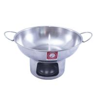 ราคา หม้อจิ้มจุ่มสแตนเลส 20ซม ตราจรวด (9641719425)