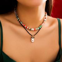 ราคา สร้อยคอกระดูกไหปลาร้าจี้กวางต้นคริสต์มาสสโนว์แมนโลหะน่ารักแบบเกาหลีสร้อยคอทรงกลมดินเหนียวนิ่มแฟชั่นเครื่องประดับสำหรับงานเลี้ยงคริสต์มาส (20479541577)