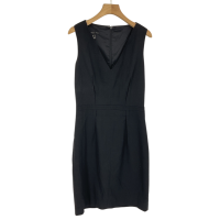 ราคา Mango เดรสแขนกุดคอวีสีดำ Used Like New Preloved (20472701736)