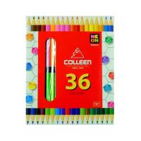 ราคา สีไม้ยาว 2หัว 36 สี ตรา Colleen No 787 Coloured Pencils (1178870221)