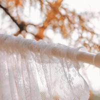 ราคา ลูกไม้สีขาวผ้าม่านโปร่งสำหรับห้องนั่งเล่น Langsir 2 3แผงผ้าม่านวันหน้าต่างสำหรับประตูบานเลื่อน Grommet Hook Drapes Sperate ผ้าม่านตกแต่งบ้าน (16520063204)