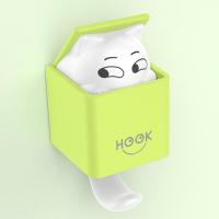 ราคา ตะขอติดผนัง น่ารัก แมวซ่อนในกล่อง ที่แขวนติดผนัง Cat Wall Hook (7223632833)