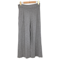 ราคา Bershka กางเกงผ้าขายาวสีเทา Used Like New Preloved (20604699728)