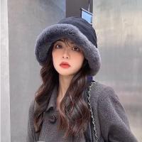 ราคา หมวกบัคเกตบุขนกระต่ายเทียมนุ่มๆ อุ่นติดลบ (20520639311)
