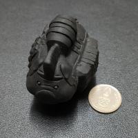 ราคา หินออบซิเดียนแกะสลักรูปหมู Black obsidian carving (17699471545)