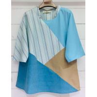 ราคา Odee Cutie Daily Fashion lininblouse เสื้อผ้าลินินคอจีนทรงเก๋ มีลูกเล่นสลับสีสลับลายเนื้อผ้าดี สวมใส่ง่าย ใส่ได้หลายโอกาส (15451451495)