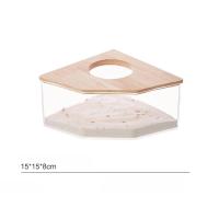 ราคา อ่างทรายหนูแฮมสเตอร์ อ่างทรายอาบน้ำ ห้องน้ำอะคริลิคเปิดฝาได้ ห้องส้วมหนูเเฮมสเตอร์ อ่างขุดทราย พื้นที่กว้าง ห้องน้ำหนูแฮมเตอร์สีใส (15966273003)