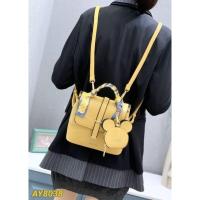 ราคา กระเป๋าShumiya AY 8308 เป้ได้ สะพายข้างได้ ฟรี ผ้าผูกโบว์และกระเป๋าใส่เหรียญ (6739276065)