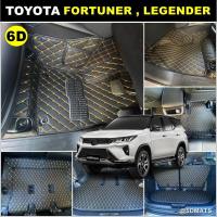 ราคา พรมปูพื้นรถยนต์ 6D FORTUNER LEGENDER พรม6D สีดำด้ายเหลือง เข้ารูป เต็มคัน พร้อมส่ง (21026413553)