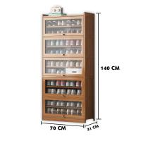 ราคา ตู้รองเท้าไม้ ชั้นวางรองเท้าไม้ ตู้วางรองเท้า ตู้ไม้เก็บรองเท้า ตู้เก็บรองเท้า แบบบานเปิด ประกอบง่าย ทนทาน เเข็งเเรง Simplehome (20557167502)