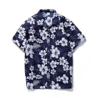 ราคา Plus Size 6XL 7XL 8XL Fashion Mens Shirts Men Hawaiian Camicias Casual Polyester Shirts Kapok Printed Short sleeve Blouses Tops (13312332191)