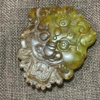 ราคา เครื่องประดับหมิงและฉิงโบราณ Xiuyu จี้หยกโบราณสูงงานฝีมือแบรนด์หยกแกะสลักรูปปั้นสัตว์หยกของเล่นติดผนัง (20278155939)