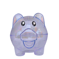 ราคา กระปุกออมสินใส โมเดลหมูน้อย หมีน้อย ขนาดเก็บเหรียญออมสำหรับเด็ก (20923980423)