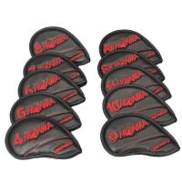 ราคา Golf iron set hippopotamus club set red polo club protective cover honma iron set cap set a variety of numbers (19636928549)