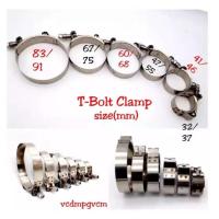 ราคา เข็มขัดสแตนเลส รัดท่อยางซิลิโคน stainless T Bolt สำหรับ ท่อยาง 1 6 2 2 2 2 5 2 7 3 3 2 4 นิ้ว รัดท่อยางเทอร์โบ มีขนาดให้เลือก (12482175888)