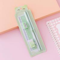 ราคา ชุดเครื่องเขียน5ชิ้น ชุดเครื่องเขียน ลายการ์ตูน สีพาสเทล คละลาย เครื่องเขียน อุปกรณ์การเรียน ดินสอ ยางลบ ไม้บรรทัด กบเหลา nenshop bkk SO026 (18507522363)