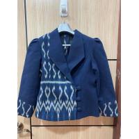 ราคา เสื้อผ้าฝ้ายเข็นมือทอมือ ลายขอ งานทอ สีคราม (17449546331)