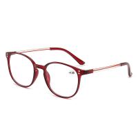ราคา ORTS แว่นตาอ่านหนังสือกรอบกลมแว่นสายตายาวความละเอียดสูงกรอบวัสดุน้ำหนักเบามาก (16483741796)