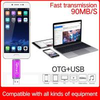 ราคา KingDo OTG Usb Flash Drive 128gb ไดรฟ์ปากกาสำหรับ Android Mobile Pendrive ความเร็วสูง 2 in 1 Micro Usb Stick (9693597752)