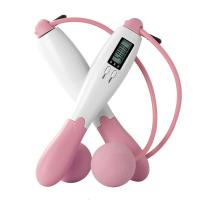 ราคา Smart Jump Rope ฟิตเนสออกกำลังกายกระโดดเชือก Electronic Calorie Counter Jump Rope พร้อมที่จับกันลื่น เวลาแสดงผล LCD แคลอรี่ เหมาะสำหรับออกกำลังกายและฟิตเนส (14587236880)