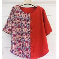 ราคา Odee Cutie Daily Fashion linin blouse เสื้อผ้าลินินทรงเก๋ มีลูกเล่นสลับสีเนื้อผ้าดี สวมใส่ง่าย ใส่ได้หลายโอกาส (13603472287)