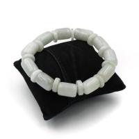 ราคา JADE หยกพม่าแท้ ทรงกระบอก เลือกสีได้ หลากสี เขียว ขาว หินแห่งความโชคดี สร้อยข้อมือหยกแท้ by siamonlineshop (784784929)