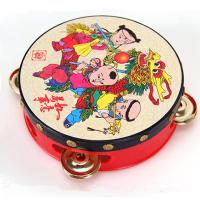 ราคา เครื่องดนตรีเพอร์คัสชั่นสำหรับเด็กกลองตีระฆังครูอนุบาลใช้รำมะนาซินเจียงรำมะนาสั่น (20776495394)