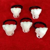 ราคา แหวนหางช้าง ติดหัวช้างแกะจากกระดูกช้าง ของแท้100 (20496177644)