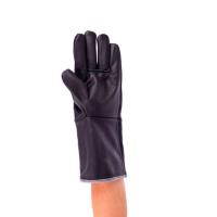 ราคา ถุงมือหนังดับเพลิง หนังชามัวร์ สีดำ (18314694167)