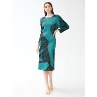 ราคา 6171 One Size 45 75kg Plus Size WomenS Clothing Autumn Round Neck Printed Casual Style Temperament Slim A Line Dress (20825848061)